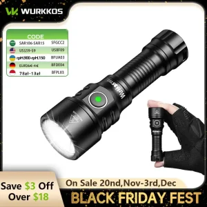 Wurkkos TS15 Mini Torch 900LM Rechargeable