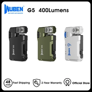WUBEN G5 Rechargeable EDC Flashlight, 400