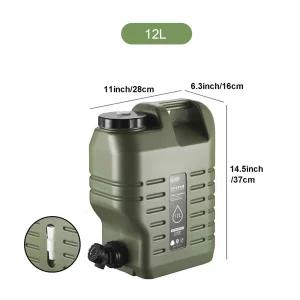 Desert 10L/12L/18L/25L Large Green Water Tank